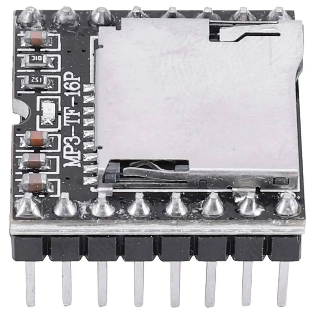 Dfplayer TF Card U Disk Mini MP3 DF Player Audio Voice Module IO/Serial Port/AD MP3-TF-16P For Arduino