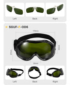 Cloudray 1064nm OD6+ Laser Safety Goggles Protective Glasses Shield Protection Eyewear For YAG DPSS Fiber Laser