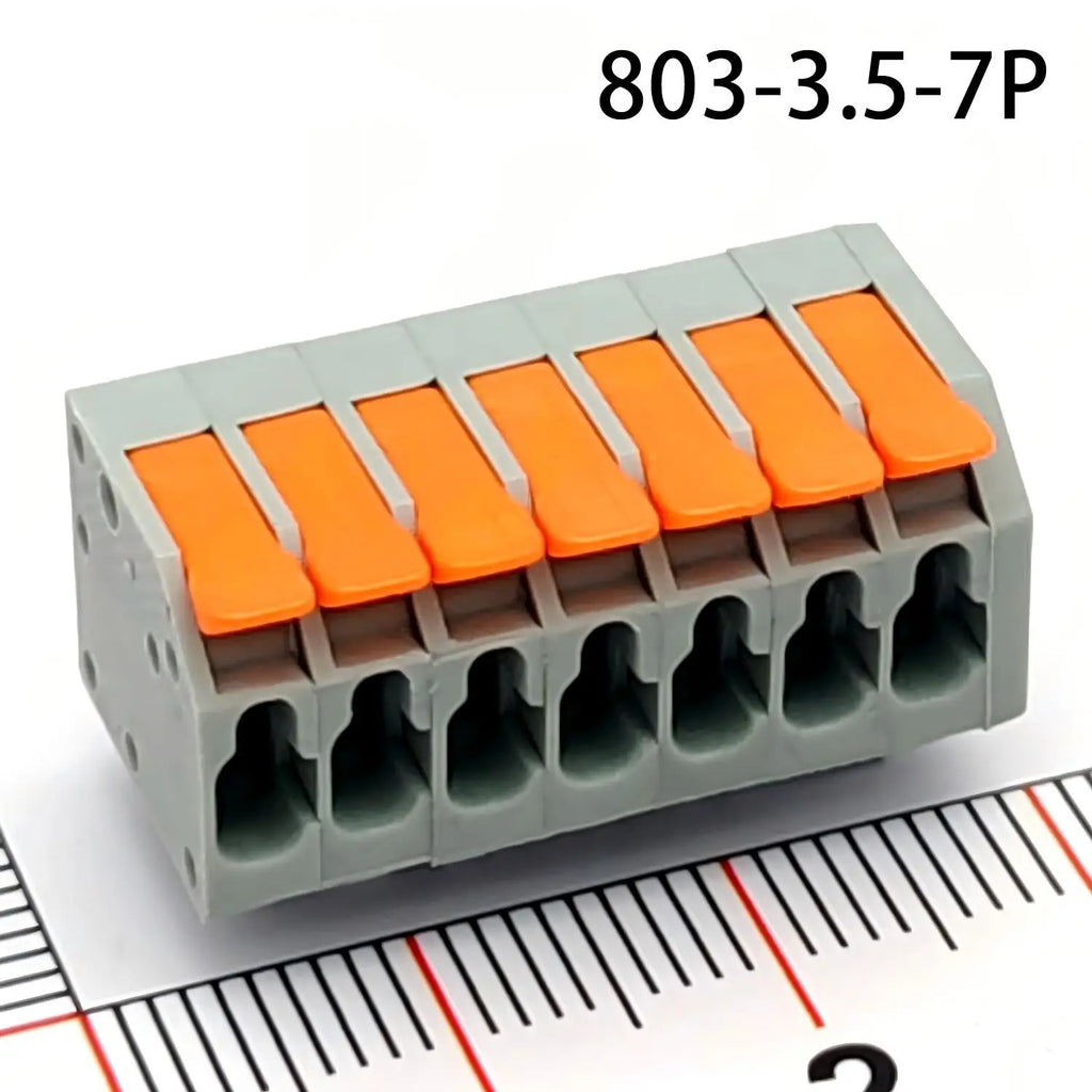 1Pcs PCB terminal block FS1.5 DA803R 2601 1.5 mm² spacing 3.5 or 5.0 mm pitch gray 2601-1102 3 4 5 6