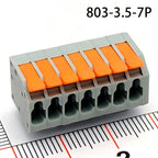 1Pcs PCB terminal block FS1.5 DA803R 2601 1.5 mm² spacing 3.5 or 5.0 mm pitch gray 2601-1102 3 4 5 6