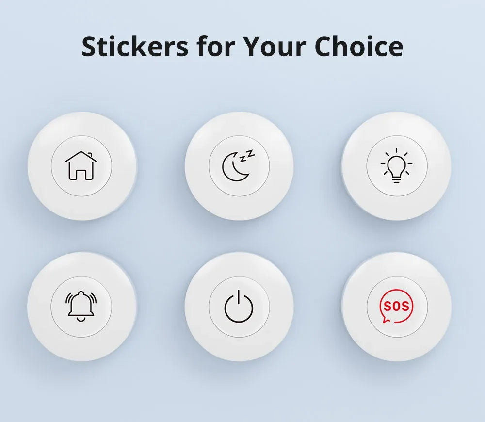 SONOFF SNZB-01P Zigbee Wireless Switch Button Smart Scene Switch Smart Home Voice Control For EWeLink APP Alexa Home Assistant
