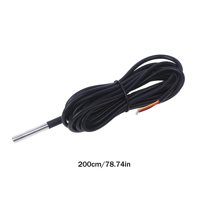 High Quality DS18B20 Waterproof Thread Temperature Probe Temperature Sensor 100cm-500cm