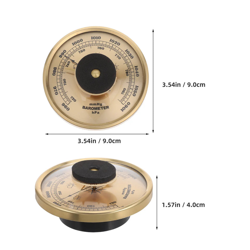 3-in-1 Weather Instrument Dial Design Multifunction Thermometer Barometer Hygrometer for Home Office Indoor Climate Monitoring