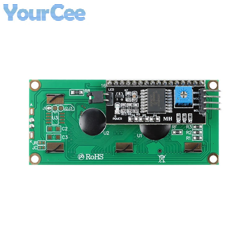 LCD1602 LCD2004 Yellow-Green/Blue Display Screen with Adapter Board with I2C IIC LCD1602A LCD2004A LCD Module with Backlight