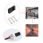 50PCS DIY Servo Extension Cable JR/Futaba Connector Male/Female Plug with 2.54 Terminal for RC Robot Airplane Car Servo ESC