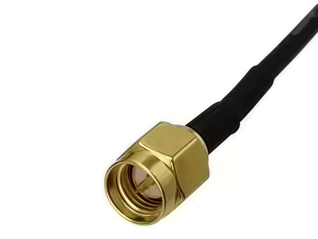 10m/5m/3m RP-SMA to SMA Extension Cable, Male to Female Coaxial Feeder Wire for WiFi Antenna/Router/RG174 Network Card