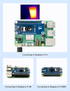 Raspberry Pi IR Array Thermal Imaging Camera Far infrared 80×62 Pixels 45/90 Degree FOV