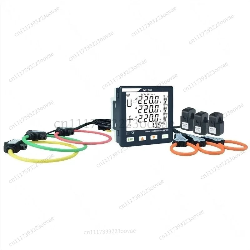 LF_Smart Power Quality Meter RS485 Rogowski Coil 96x96mm Energy Analyzer Electricity Monitor RTU ME337