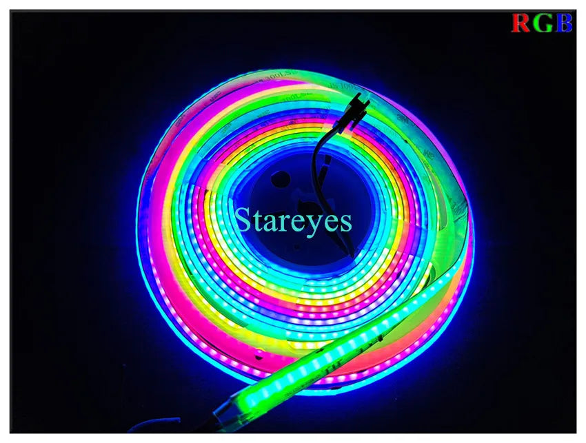COB SPI LED Strip Light 24V 5m Addressable Pixels White CCT RGB RGBW RGBCCT WS2811 WS2814 Digital IC FCOB Magic Color Tape Rope