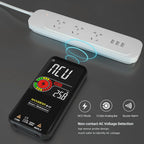 MAXRIENY Smart Digital Multimeter USB Rechargeable True RMS EBTN DC AC Voltage Capacitance Ohm Diode NCV Hz Live WireTester