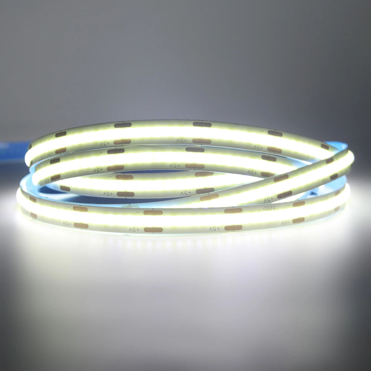 DC 5V USB COB Strip Width 8MM Flexible LED Strip Cabinet Light Lamp Home Decor TV Backlight Pink/Red/White/Ice Blue/Yellow/Green