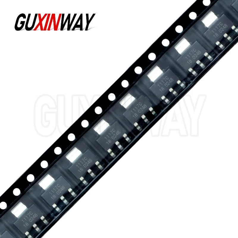 20PCS New Linear Voltage Regulator SOT223 IC AMS1117 1.2V 1.5V 1.8V 2.5V 3.3V 5V ADJ LM1117