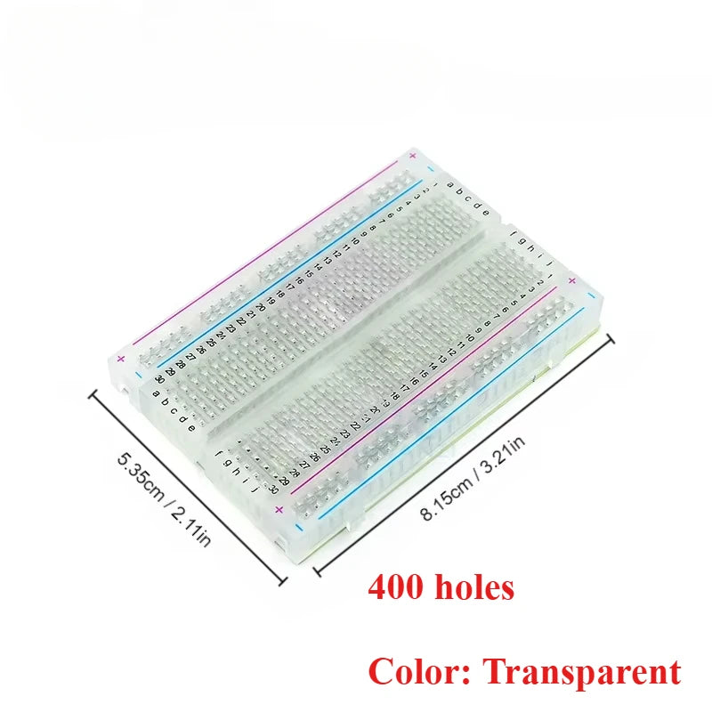 1pcs Breadboard MB102 ZY-204 PCB Bread Board 170-1600 Point Prototype PCB Solderless Breadboards Protoboard Circuit PCB DIY Kit