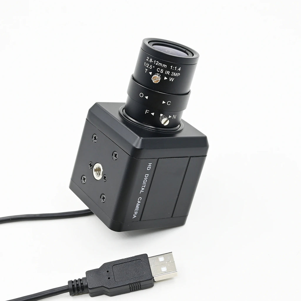 GXIVISION 2MP Global Shutter USB Camera 60FPS Color 1600X1200 Driver-Free Plug And Play Machine Vision Industrial Webcam