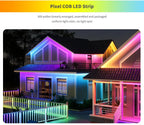 COB LED Strip Light WS2811 RGBIC 432/576/720Leds/M Dimmable Tape Lights For Christmas Home Party Decoration Lighting DC12V 24V
