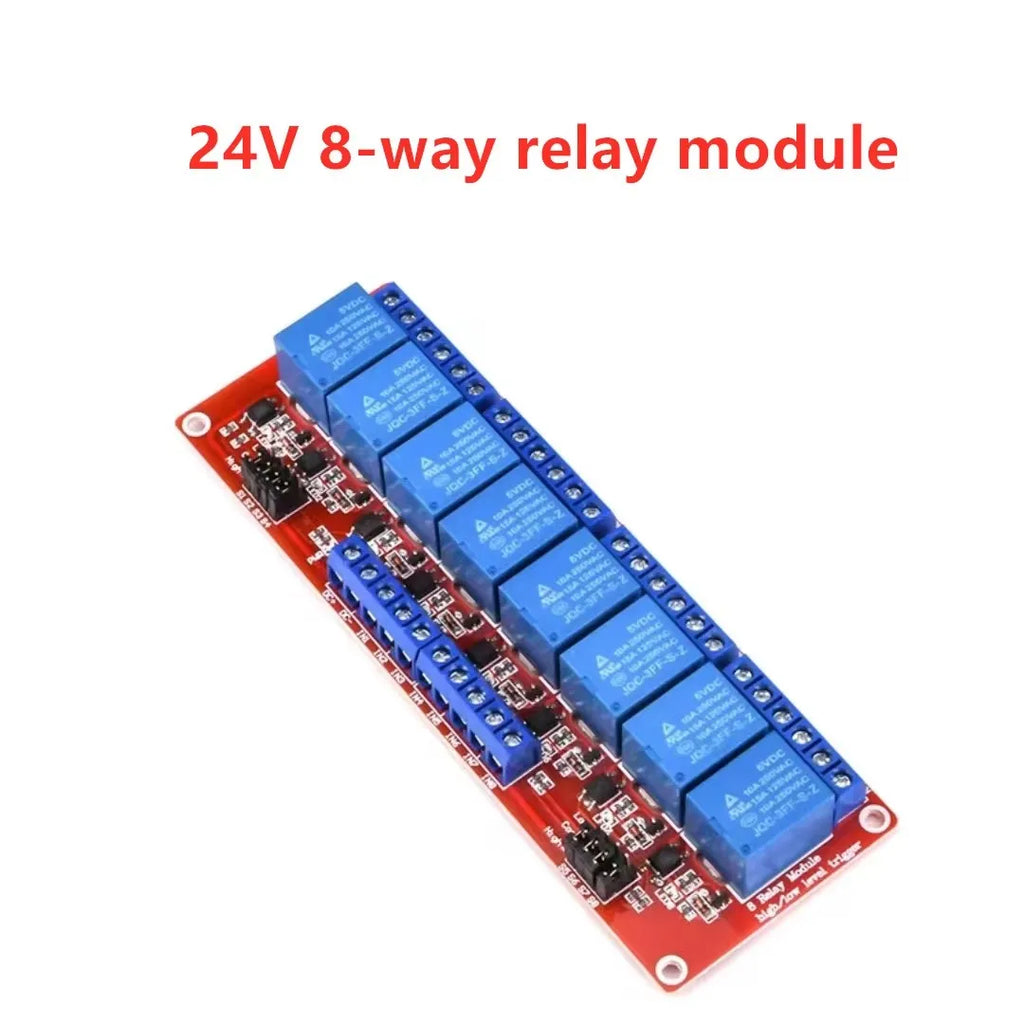 1-5Pcs DC 5V 9V 12V 24V 1 Channel Relay Module With Optocoupler Shield Board High Low Level Trigger Power Supply Module Arduino