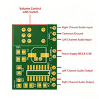 1-5pcs Mini PAM8403 DC 5V 2 Channel USB Digital Power Amplifier Board Module 2 * 3W Volume Control with Potentionmeter
