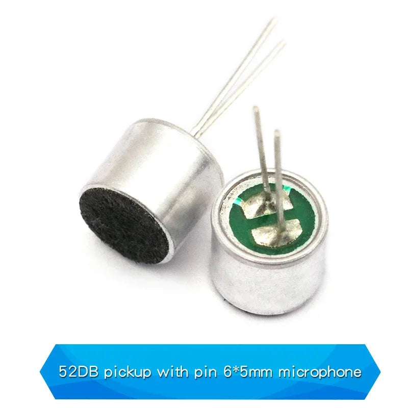10PCS Condenser pick-up Microphone 9x7mm 9767 9x4.5mm 9745 6x5mm 6050 6x2.2mm 6022 4.5x2.2mm 4522 4x1.5mm 4015 MP3 Accessories