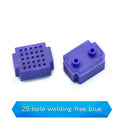 1PCS ZY-25 21X16 Mini Solderless Breadboard PCB Board Test Board Solder Zy-25 21*16mm Red White Black Grenn Blue