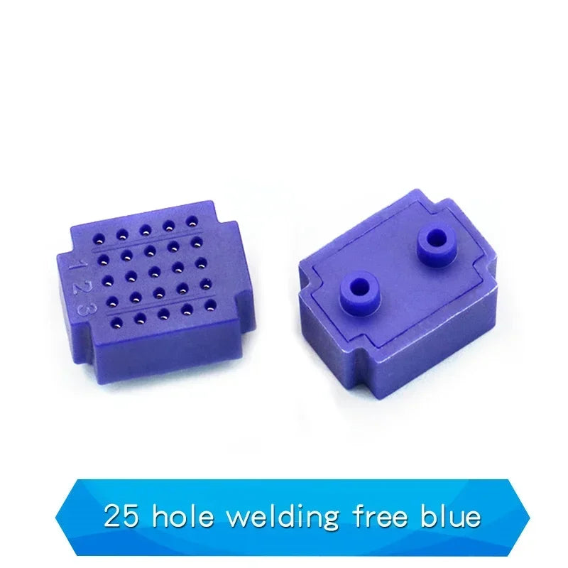 1PCS ZY-25 21X16 Mini Solderless Breadboard PCB Board Test Board Solder Zy-25 21*16mm Red White Black Grenn Blue
