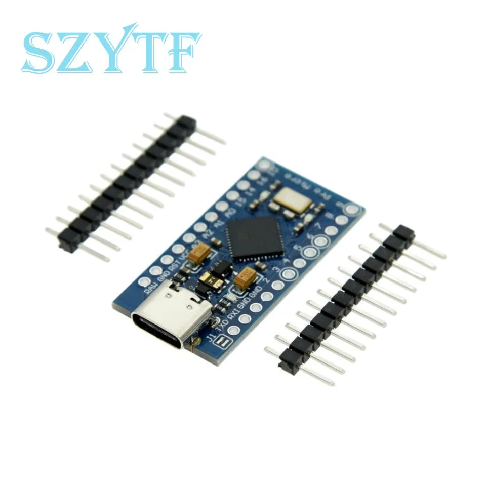 Pro Micro ATmega32U4 5V 16MHz Replace ATmega328 For Pro Mini With 2 Row Pin Header For Leonardo Mini Usb Interface