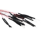 20pcs Prewired LED 0402 Warm White / White Light Emitting 12V Wired Leads For DIY Miniature Model Railroad Parts