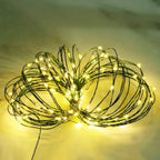 1000/500LED Green Wire Led String Fairy Lights US/EU Plug 110V/220V Waterproof LED Christmas Tree Holiday Home Garden Decor Xmas
