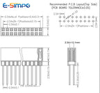5PCS 2.54mm Pitch PC104 2X5P Double Row Female Header Socket Connector Plastic Height 8.5+2.5=11mm Pin Long 12.2MM Gold-plated