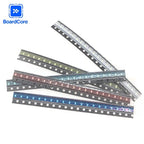 5 Colors SMD LED Light Emitting Diode Assortment Kit - 100pcs 0603/0805/1206/1210/5050/5730 Miniature LED Diodes