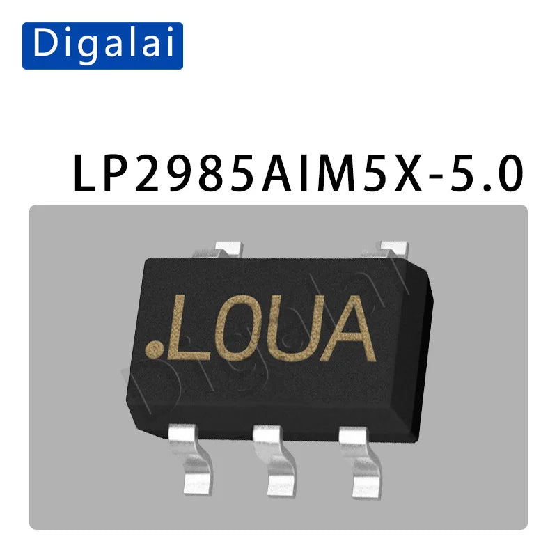 100%New origina 5PCS LP2981AIM5X-5.0 LP2980 LP2985 LP2992 3.3 3.0 2.5 SOT23 LDO linear regulator chip