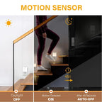 Night Light Motion Sensor With LED Light EU/US Plug Lamps Children's Night Light Wireless Night Lamp For Bedside Table Bedroom Portable Night Light, Night Light