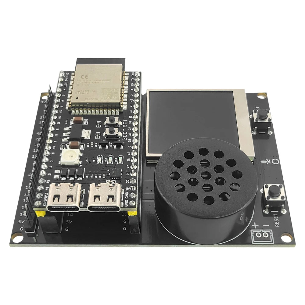 ESP32S3 N16R8 Development Board with 1.54 Inch TFT Display Speaker Expansion Adapter Kit for DIY AI Type-C Wifi Module ESP32-S3