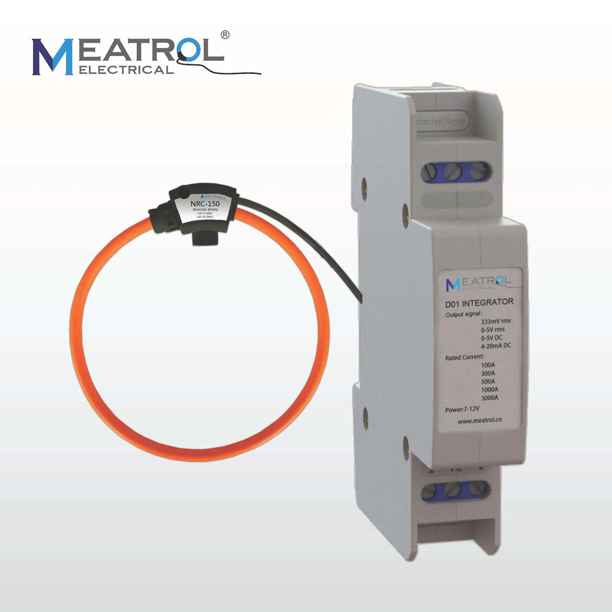 2026hotsale* 4-20mA Rogowski coil Integrator Energy Control Power Monitoring Current Convertor Rogowski Coil Integrator
