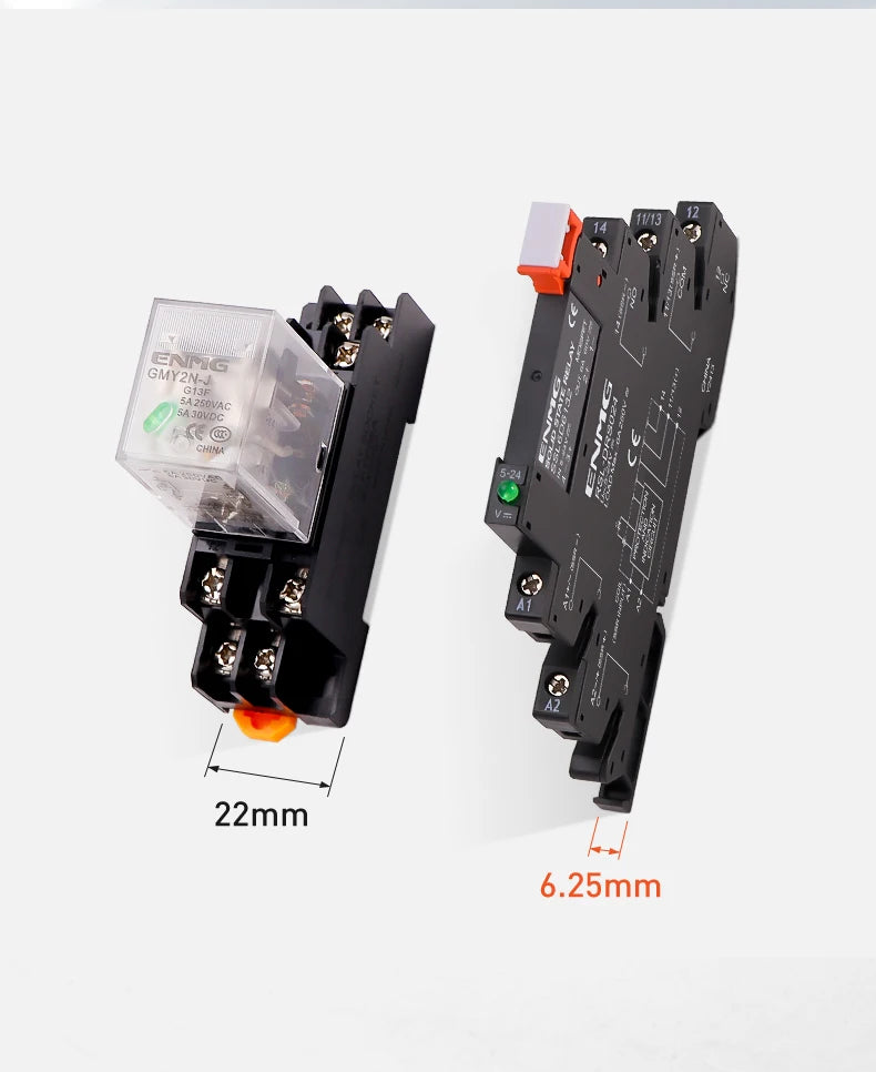 ENMG Ultra Slim Relay 5V 12V 24V 6.25mm HF41F-24-ZS DC AC Solid State Module 24V 6A NPN PNP Slim Chip Terminal High  Performance