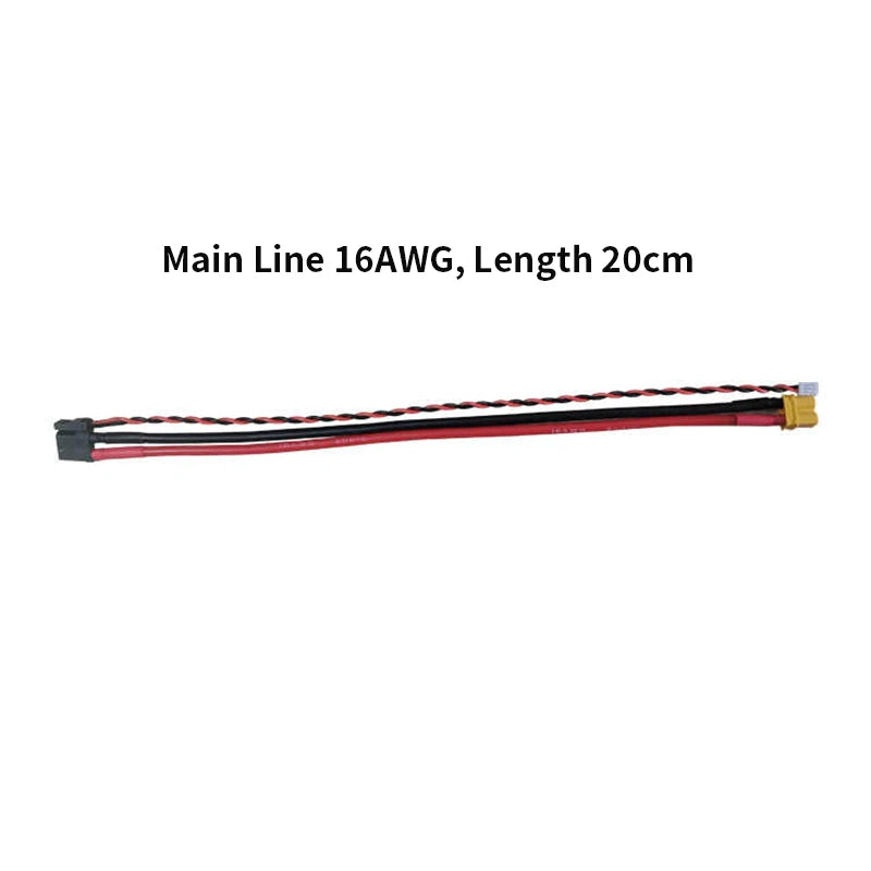 XT30 (2+2) Male to Female AMS Plug XT30 (2+2)-F Connector Extension Line for Xiaomi Servo Motor Micro Motor Connection Cable