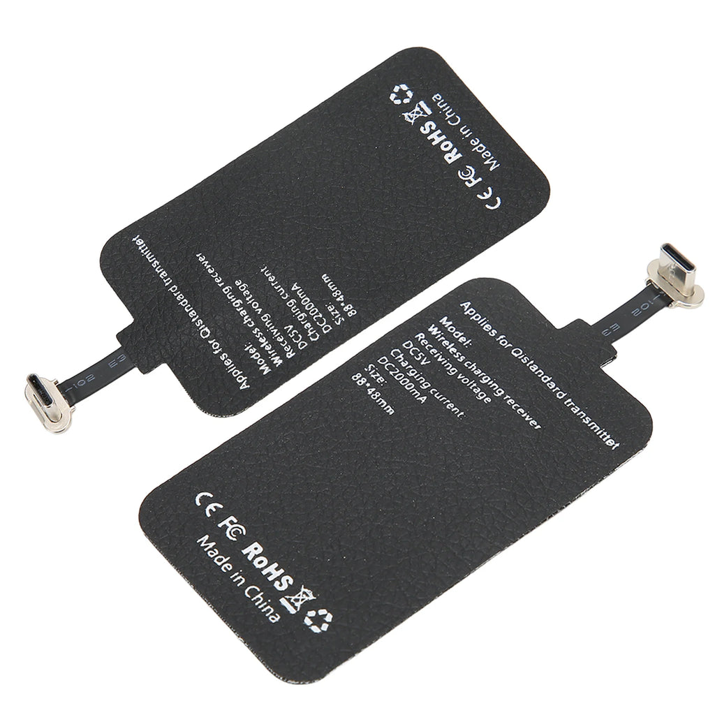 Universal 10W Wireless Charging Receiver Type C Interface Wireless Fast Power Charger Receiver Chip Efficient for Mobile Phones