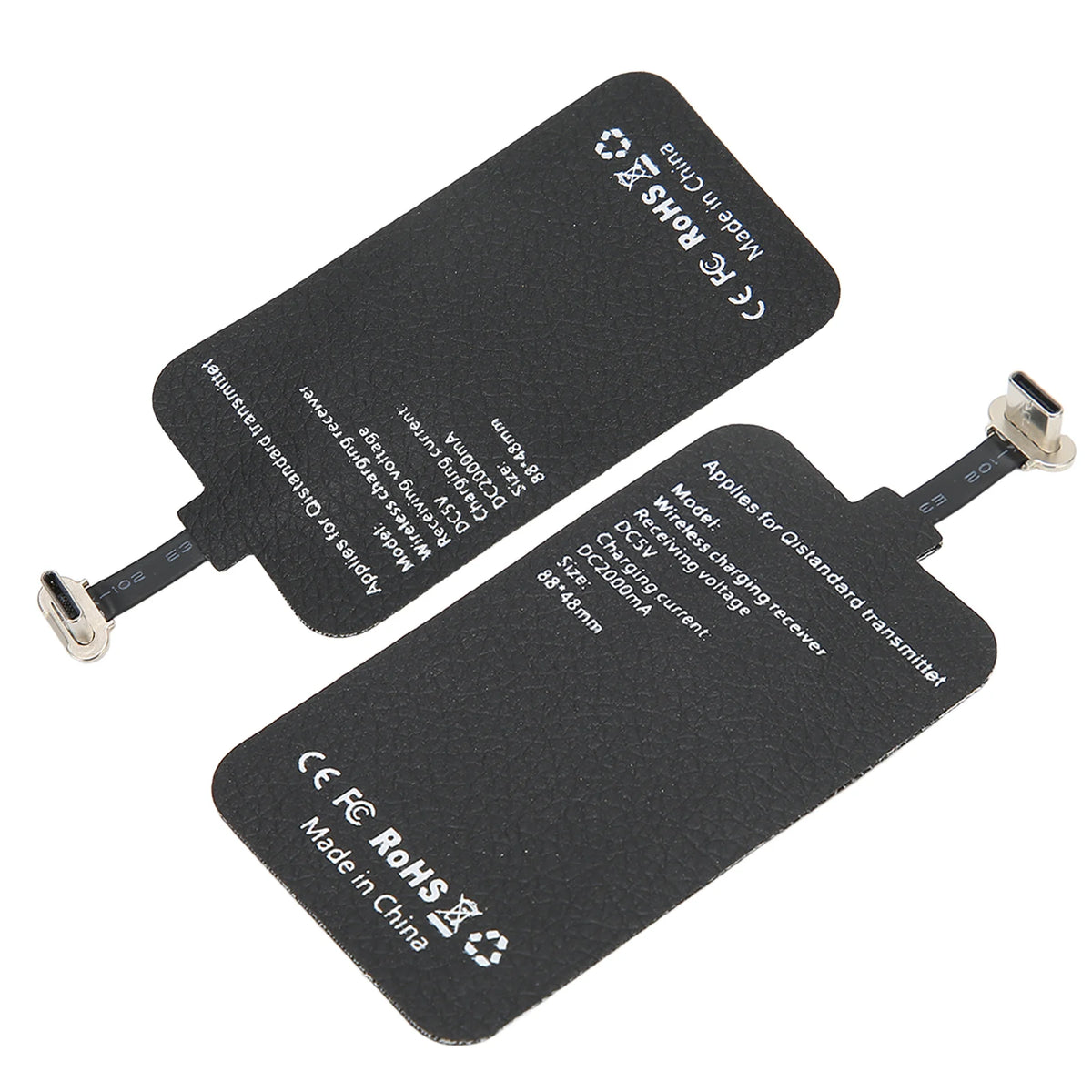 Universal 10W Wireless Charging Receiver Type C Interface Wireless Fast Power Charger Receiver Chip Efficient for Mobile Phones