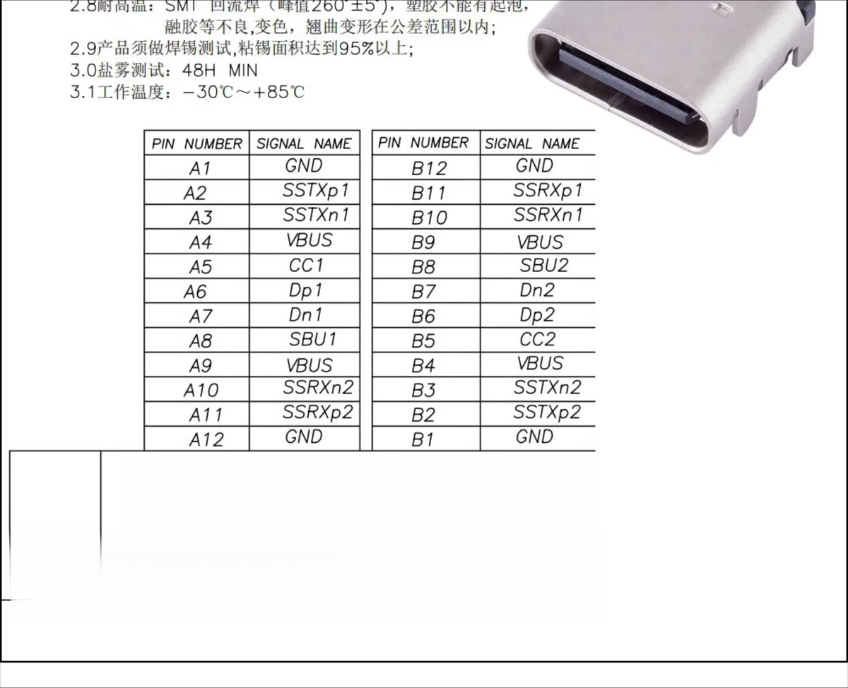 10Pcs USB Connector Type C Female Charging Port Jack 2/4/6/16 Pin Type-C Socket PCB Soldering SMD SMT DIY Repair Type C Adapter