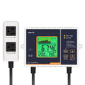CO2 Monitor Controller Concentration Tester Carbon Dioxide Monitor NDIR Sensor CO2 Pressure Regulator Valve for Greenhouse
