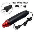 300W Hot Air Gun 110V US Plug with Heat Shrink Tubing Kit 2:1 Shrinkable Wire Connect Cover Cable Repair Protection Heat Gun