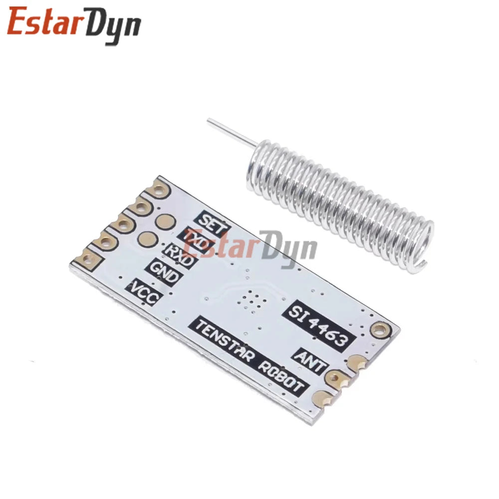 Estardyn HC-12 433MHz Wireless Serial Port Module, 1000m Long Range SI4438 Chip with Antenna for RC Drone