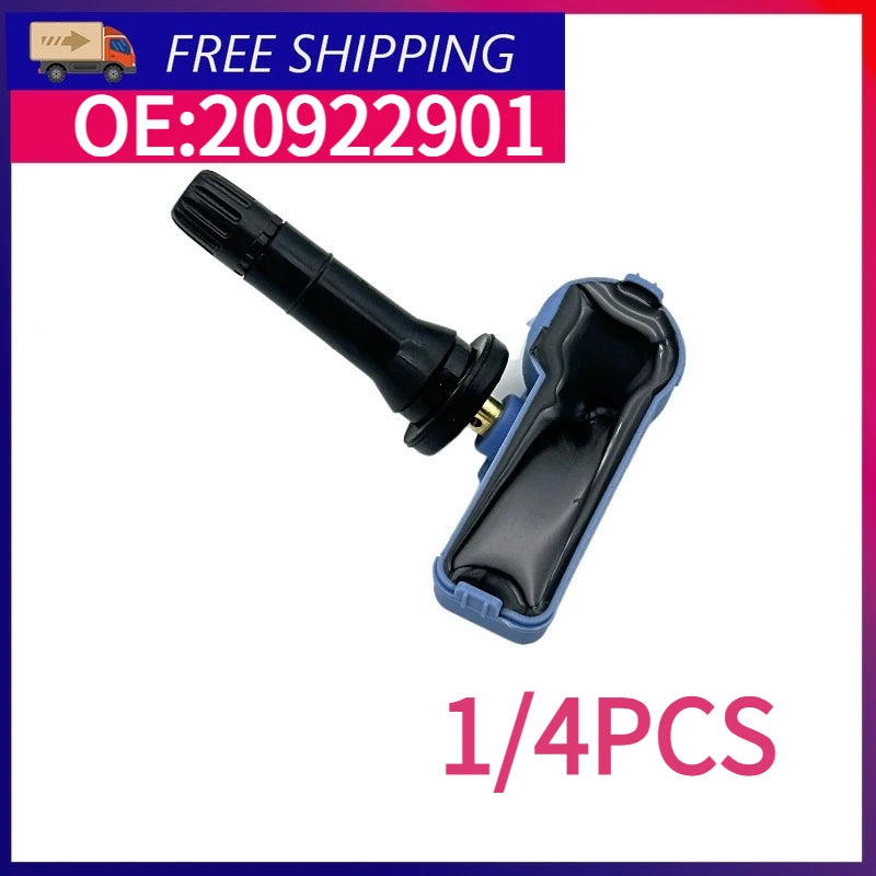 433MHz 20922901 TPMS Tyre Pressure Sensor For Chevrolet Captiva Cobalt Aveo Matiz Orlando Spark Tahoe Tracker Trailblazer 1/4PCS