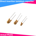 5PCS 10V 16V 25V 35V 50V Tantalum Capacitor 1UF 2.2UF 3.3UF 4.7UF 10UF 22UF 33UF 47UF 100UF 220uF 0.1uF 0.22uF 0.47uF 0.68uF DIP