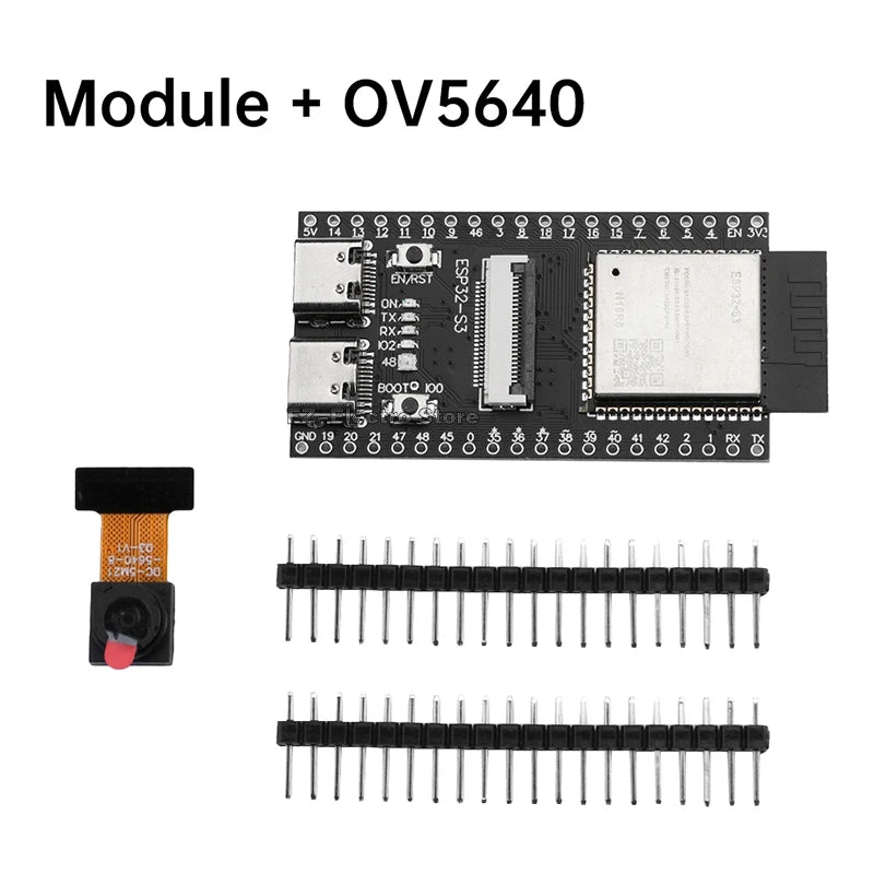 Development board ESP32-S3 CAM OV2640 /OV5640 Camera ESP32-S3 N16R8 WiFi Bluetooth module onboard dual TYPE-C