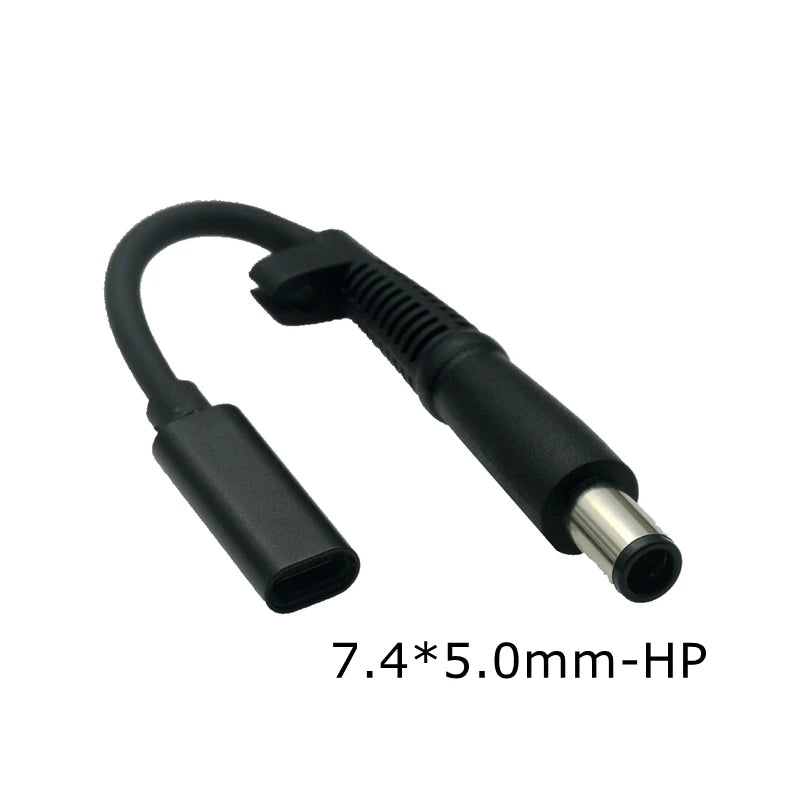 USB Type C USB C Laptop Charger Power Adapter Converter Female To 5.5*2.5 4.5*3.0 4.0*1.7mm 7.9 Dc PD Fast Charging Plug Jack