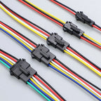 2/3/4/5/6 Pin SM JST Plug Socket Terminal Wire Male Female Connector Cable For Led Strip Light Lamp Driver Adapter With 20cm