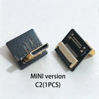 1PCS Ribbon FPV HDMI-Compatible Connector Flexible Flat Cable Raspberry Pi 4 Micro HDMI to HDMI/Mini HDMI Female 90 Degree FFC