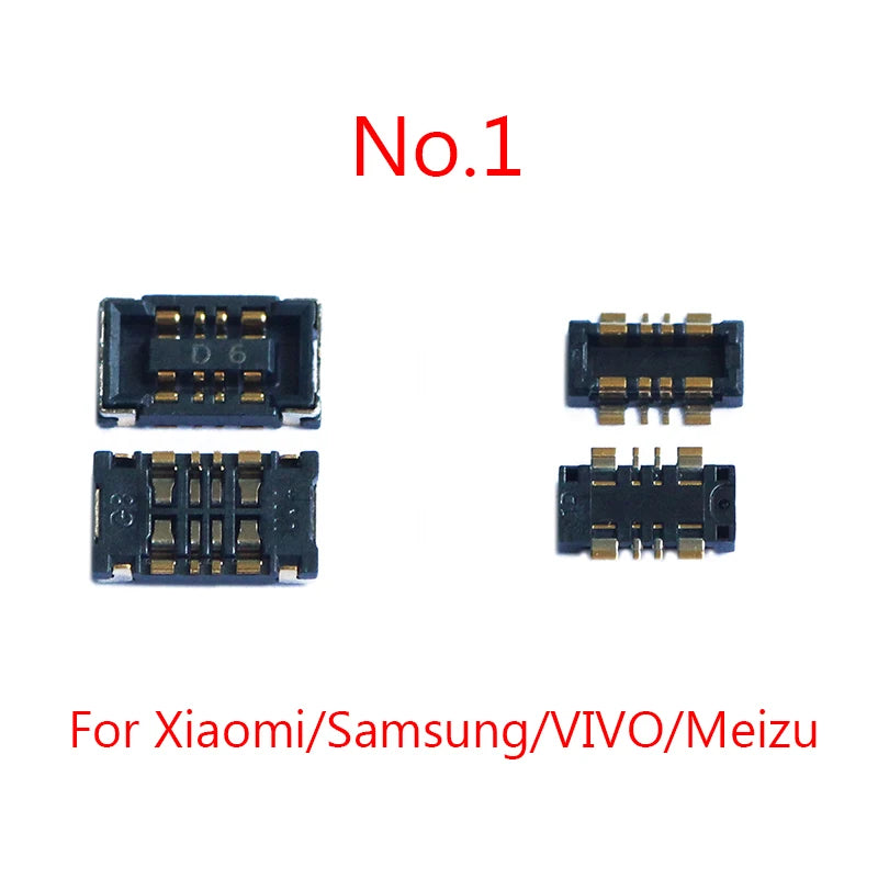 2sets Battery FPC Connector On Board For HUAWEI Honor Xiaomi Redmi Meizu OPPO VIVO Lenovo Samsung Sony ASUS Pixel Infinix Tecno