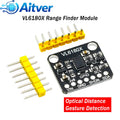 VL6180 / VL6180X Time‑of‑Flight Range Finder Sensor Module, Optical Distance + Gesture Detection, I2C 3.3V 5V for Arduino ESP32