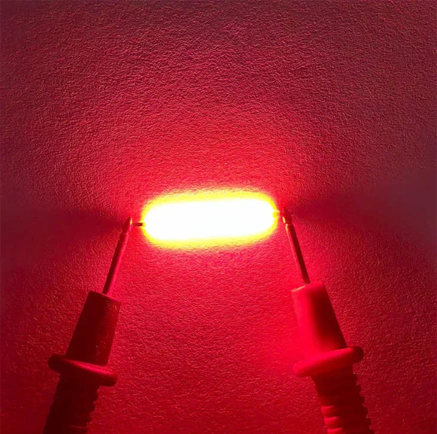 20PCS Per Box Multicolour 3V COB LED Filament 3V Edison Bulb Lamp Parts Incandescent Light Diodes Accessories Holiday Lighting